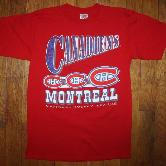 2006-07 Reebok Montreal Canadiens Practice Jersey + Vintage 1994 Shirt - Picture 7 of 10